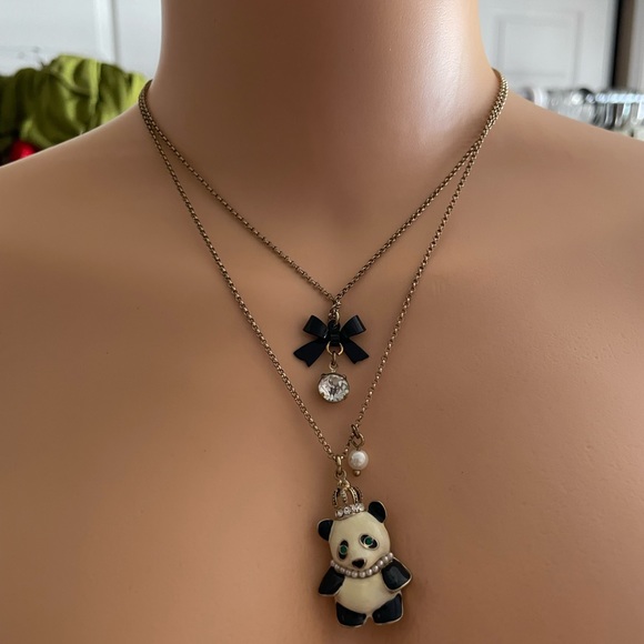 Betsey Johnson Panda Necklace - Picture 5 of 5